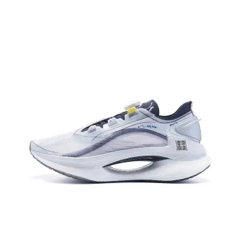 LiNing Jueying Non slip Lightweight Low Top Running Shoes Men's Light Smoke Gray