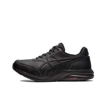 Asics Gel Fun Walker Anti Slip Wear Resistant Low Top Running Shoes Women's Extreme Night Black