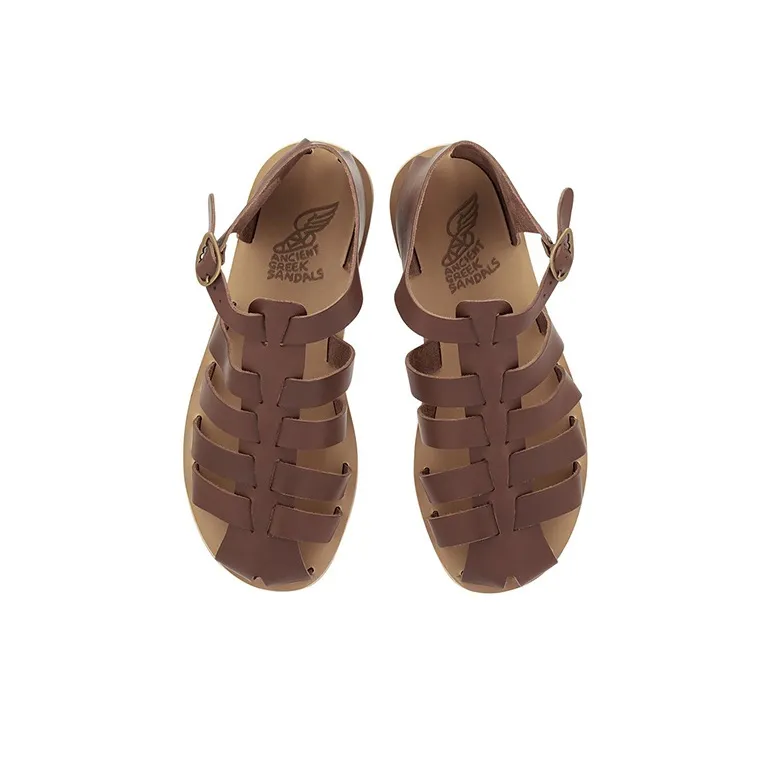 ANCIENT GREEK SANDALS Homer Stylish Sandals Men's Chestnut-4