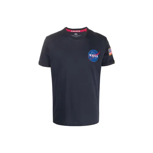 Alpha Industries T-Shirts Men Dark Blue