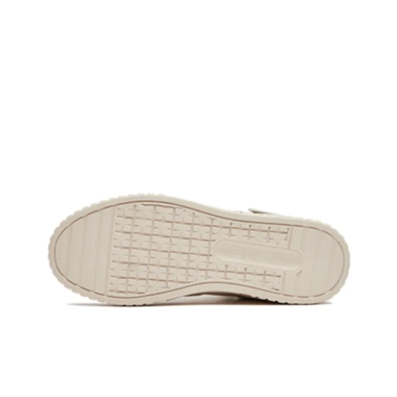 Erke Subjugate Mid Top Skateboard Shoes Men's Warm Linen Padded-3