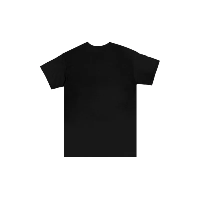 Thrasher Crew Neck Loose Fit Straight Short Sleeved T Shirt Unisex Black-1