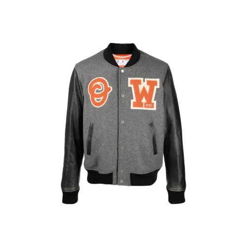 OFF-WHITE Baseball Jerseys Men Gray