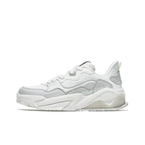 XTEP A New Generation Casual Shoes Women's Low-Top Gray/White