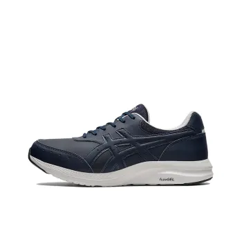 Asics Gel Fun Walker 414 Anti Slip Wear Resistant Low Top Running Shoes Men's Dark Blue