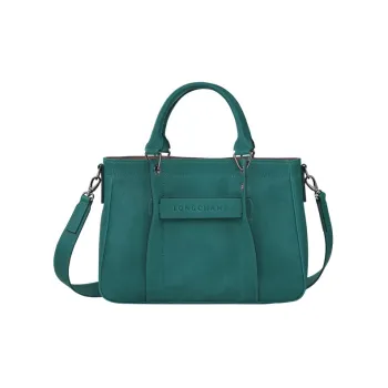 LONGCHAMP 3D Calfskin One Shoulder Handbags Small Size Women's Beech Green