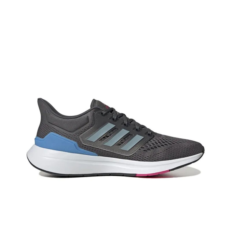 Adidas EQ21 Run Running Shoes Men Low-Top Gray/Blue-1