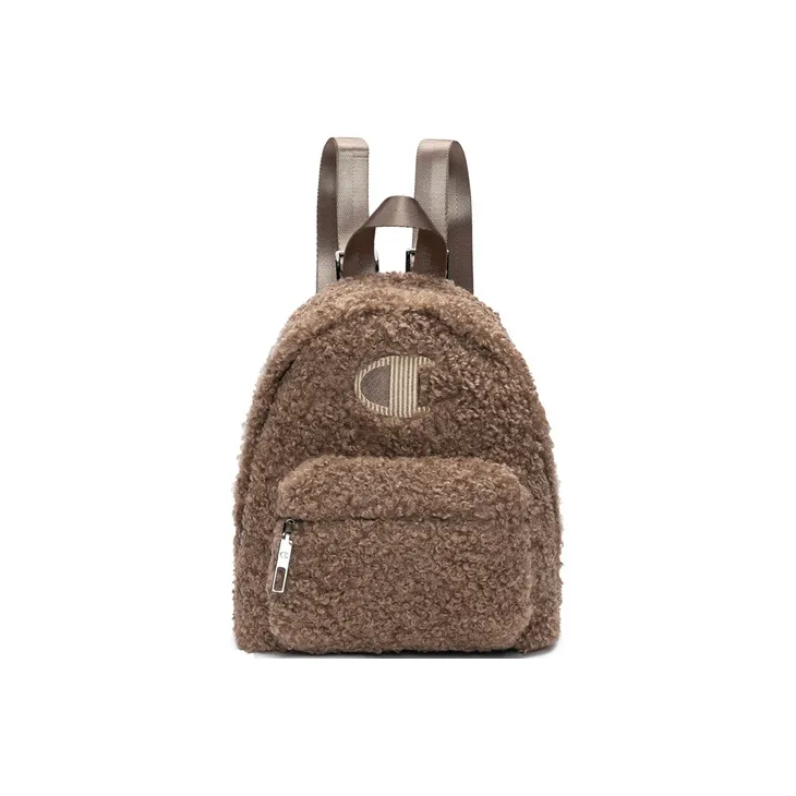 Champion Plush Backpack Medium Size Unisex White-0