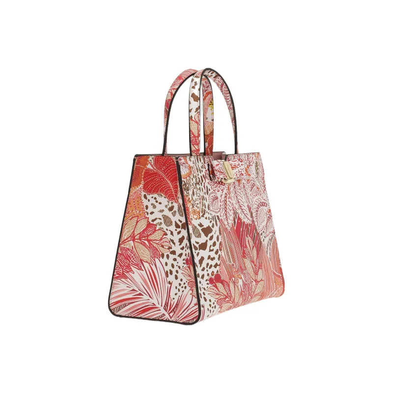 FERRAGAMO Vara Cow Leather Tote Bag, Shopping Bag, Shoulder Bag, Crossbody Bag, Handbag Women's Pink-2