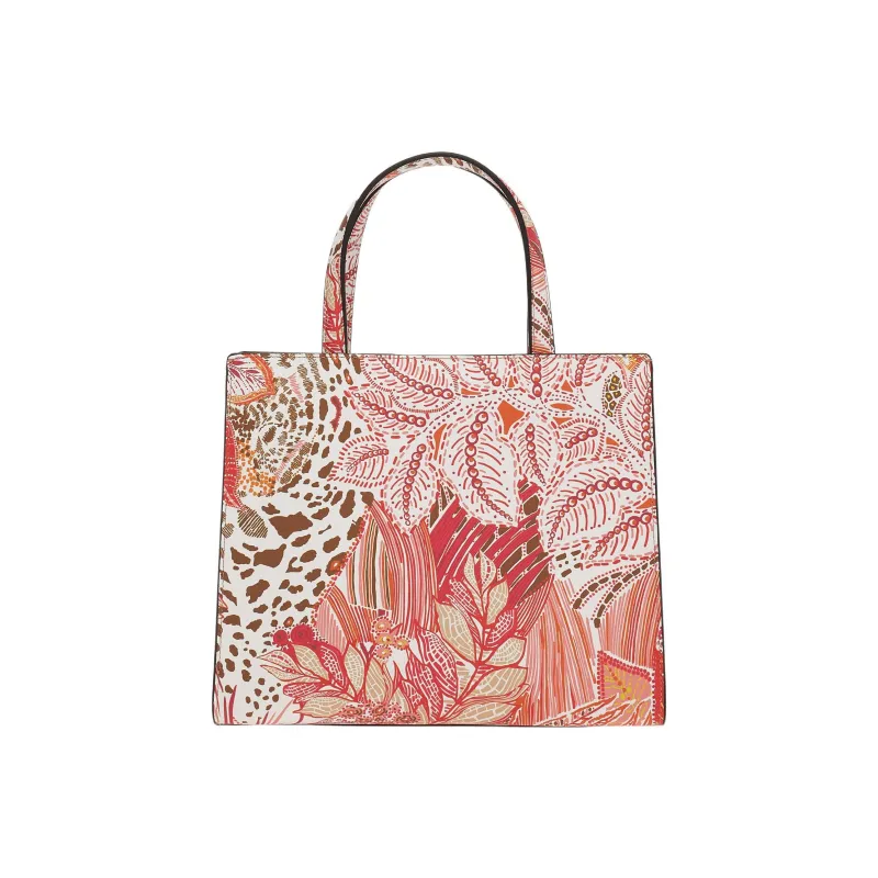 FERRAGAMO Vara Cow Leather Tote Bag, Shopping Bag, Shoulder Bag, Crossbody Bag, Handbag Women's Pink-1