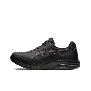 Asics Anti Slip Wear Resistant Low Top Running Shoes Men's Extreme Night Black 4E Width