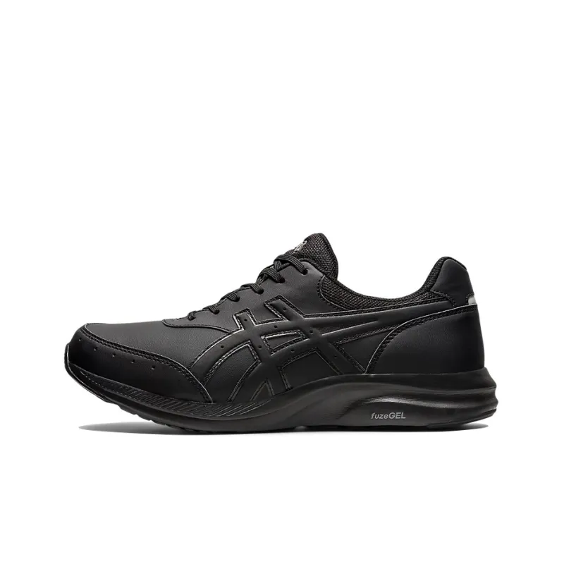 Asics Anti Slip Wear Resistant Low Top Running Shoes Men's Extreme Night Black 4E Width-0