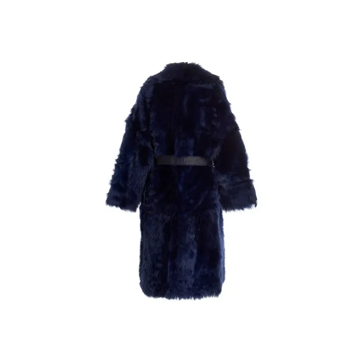 ALBERTA FERRETTI Coats Women's Blue-1