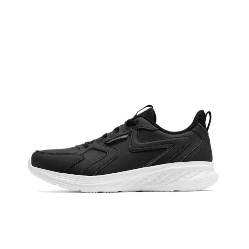 361° Cushioning Wear-Resistant Low-Top Running Shoes Men's Black White