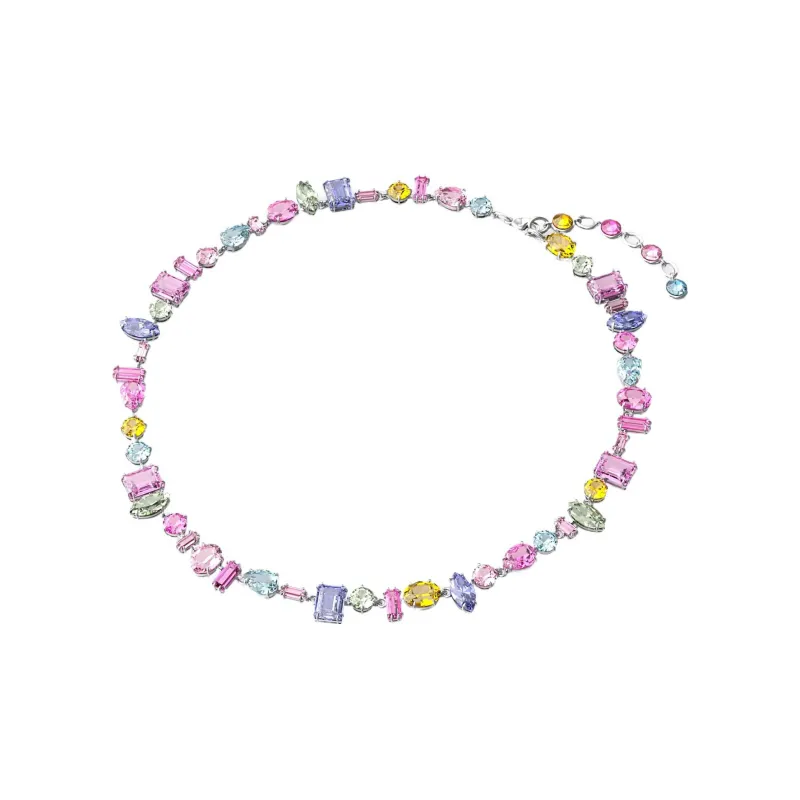Swarovski Gema Rhodium-Plated Necklaces Women's-0