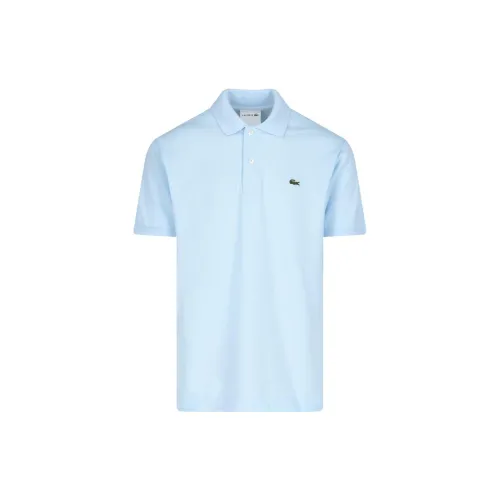 LACOSTE Polo Shirts Men Light Blue