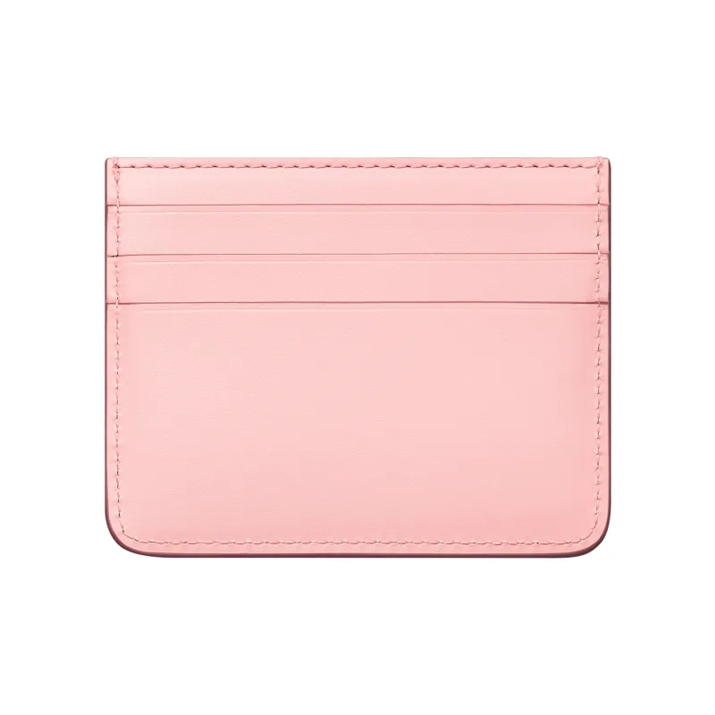 CARTIER C De Cartier Collection Solid Color Calfskin Card Holder Women's Light Pink-1