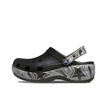 Crocs Classic Crush Disco Clog 'Black' Women's