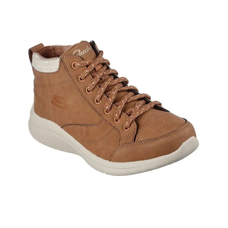 Skechers Ultra Flex 2.0 'Social Crew Chestnut' Women's-2