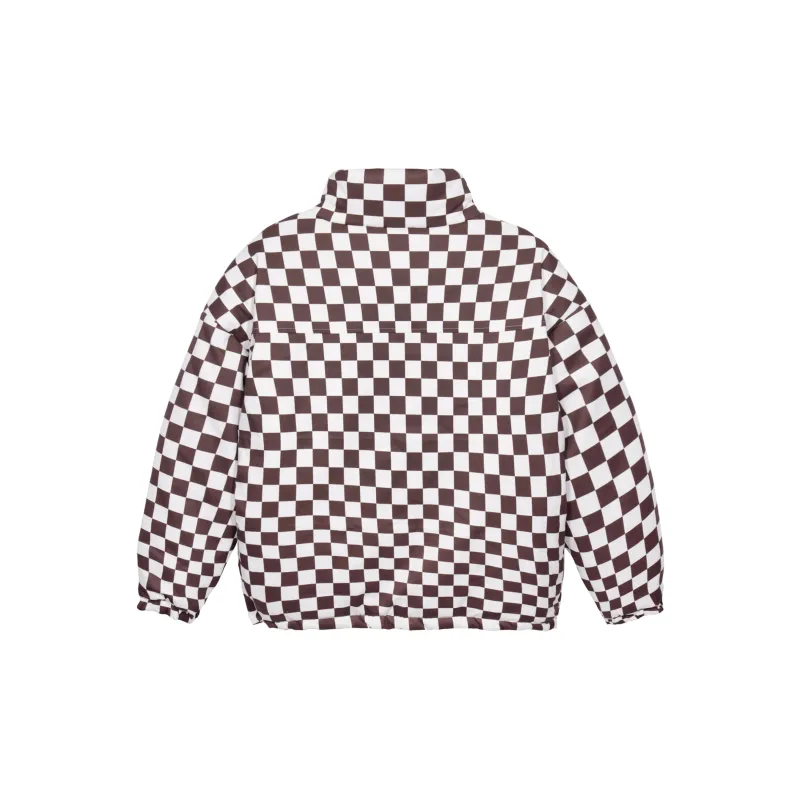 KILLWINNER Plaid Stand Collar Loose Fit Thickened Puffer Jacket Unisex-6