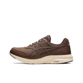 Asics Gel Fun Walker 414 Anti Slip Wear Resistant Low Top Running Shoes Men's Brown