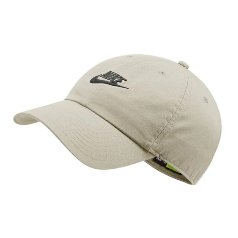Nike Cotton Baseball Caps Unisex Beige-2
