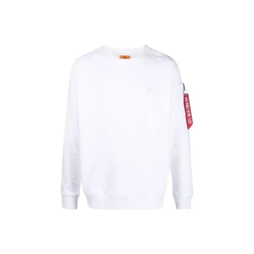 Alpha Industries Sweaters Men White