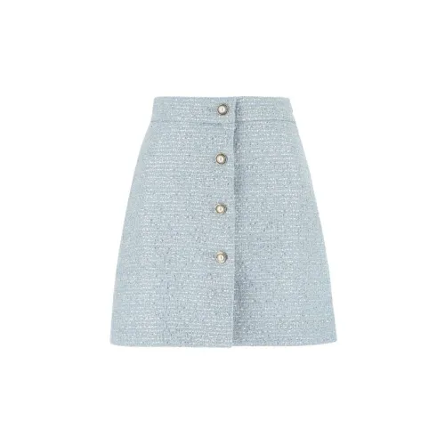 MIU MIU Casual Short Skirts Women's Blue