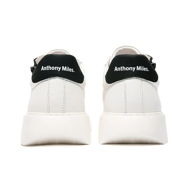 Anthony Miles Stylish Skateboarding Shoes Men's White-3
