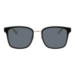 GUCCI Black-Crystal/Grey Soft Square Men's Sunglasses-0