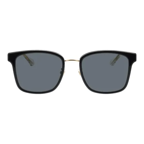 GUCCI Black-Crystal/Grey Soft Square Men's Sunglasses