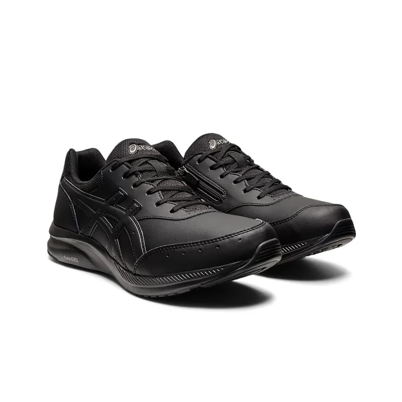 Asics Anti Slip Wear Resistant Low Top Running Shoes Men's Extreme Night Black 4E Width-2