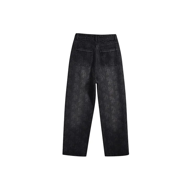 FPMZ Straight Jeans Unisex Black-1