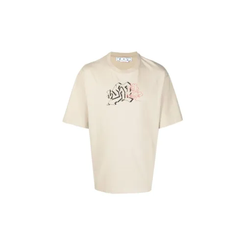 OFF-WHITE T-Shirts Men Ecru