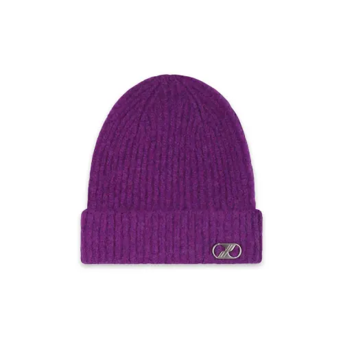 WE11DONE Beanies Unisex Purple