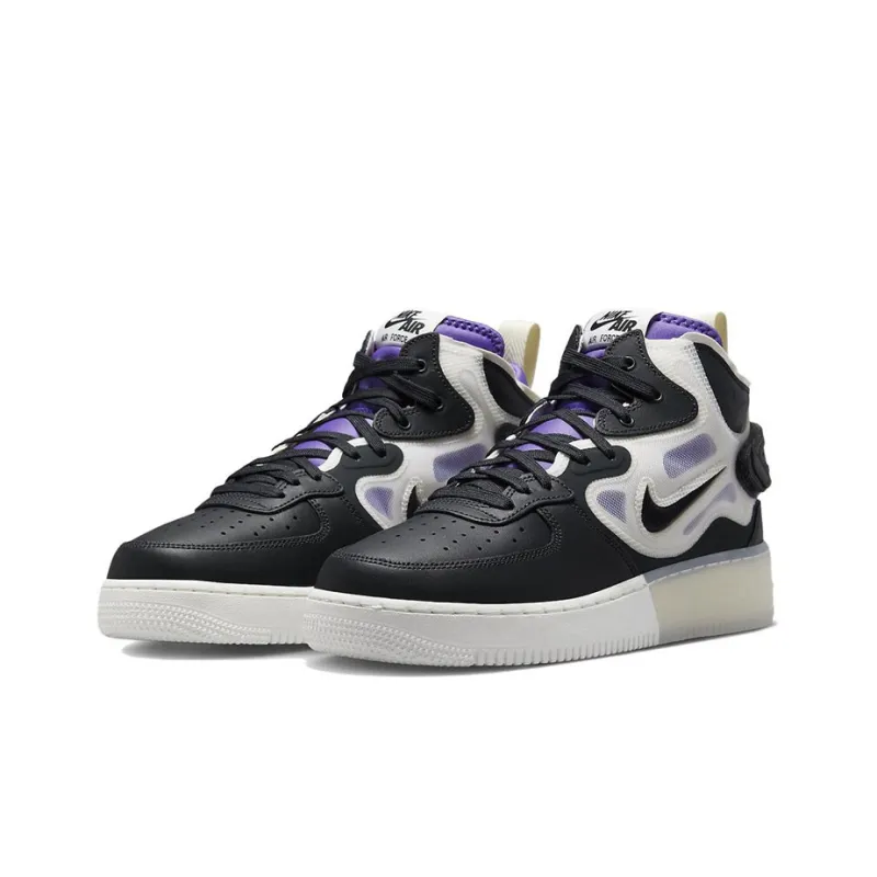 Nike Air Force 1 Mid React 'Off Noir Action Grape'-2