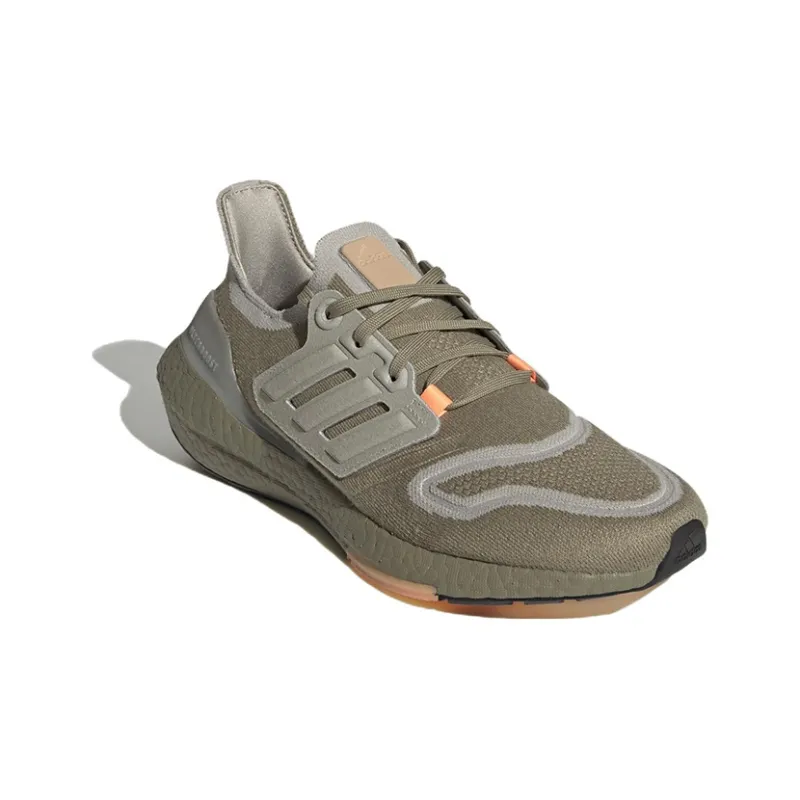 Adidas Ultra Boost 22 Orbit Green Beam Orange-2