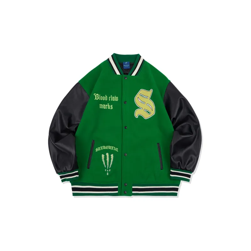 Suamoment 2023 Spring/summer Baseball Jacket Unisex-5