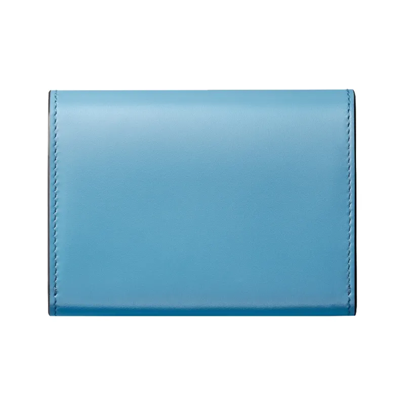 CARTIER C De Cartier Collection Calfskin Wallet Mini Women's Blue-1
