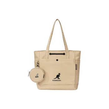 KANGOL Fabric Commute Bag, Tote Bag, Shopping Bag, Handbag, Shoulder Bag Unisex Khaki/Black/Peach Pink/Mint Green
