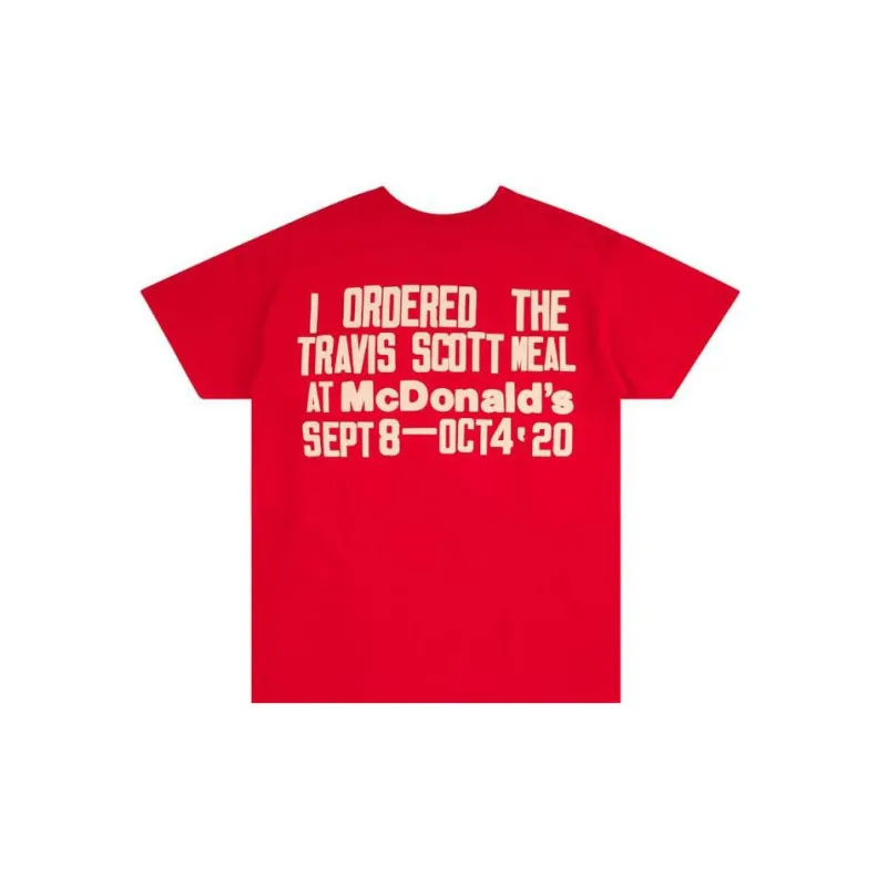 Travis Scott SS22 T Shirt Men's Red-1