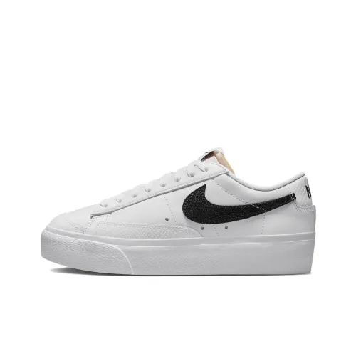 Nike Blazer Low Platform White Black Stingray Women's