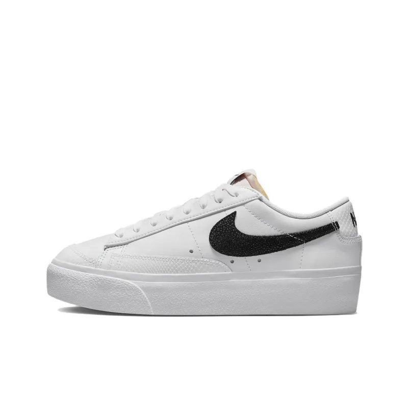 Nike Blazer Low Platform White Black Stingray Women's-0