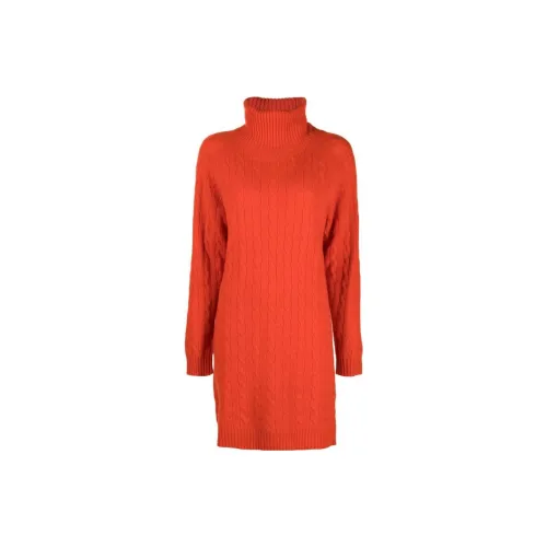 Polo Ralph Lauren Long-Sleeved Dresses Women's Orange