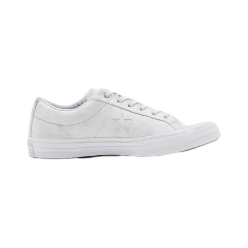 Converse One Star Low Tops Retro Skateboarding Shoes Unisex Light Blue-3