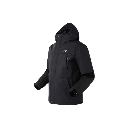 New Balance Windbreaker Jackets Men Black