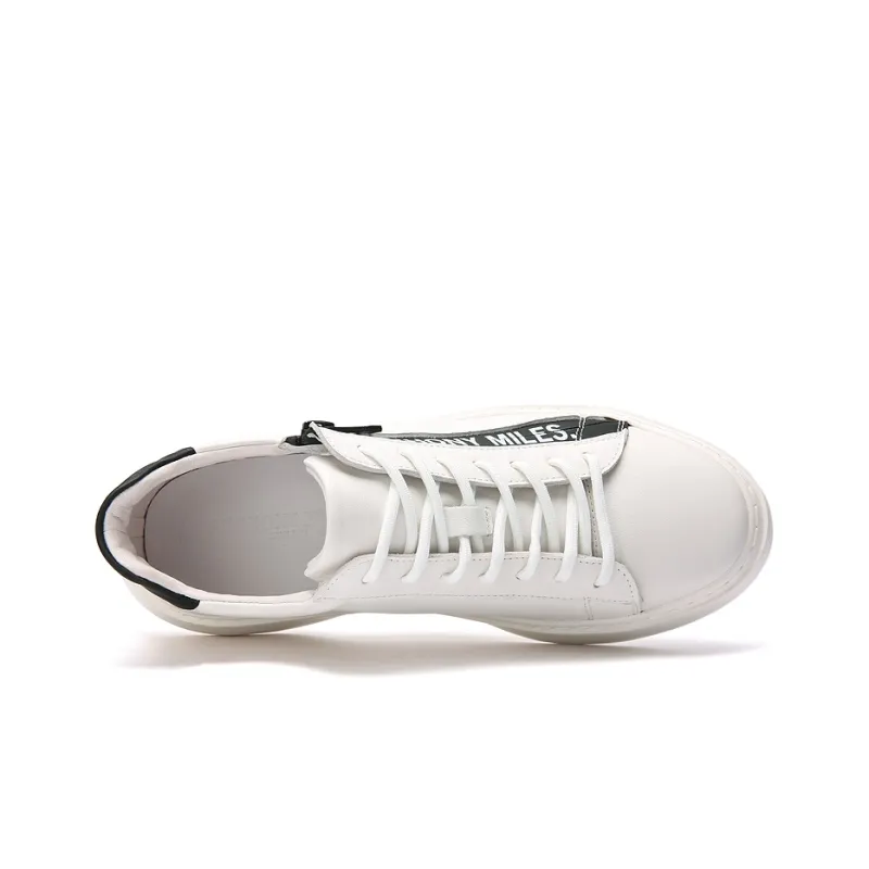 Anthony Miles Stylish Skateboarding Shoes Men's White-2