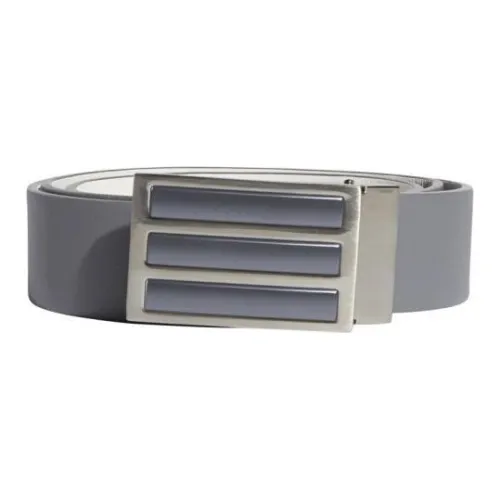 Adidas Leather Belts Men Gray