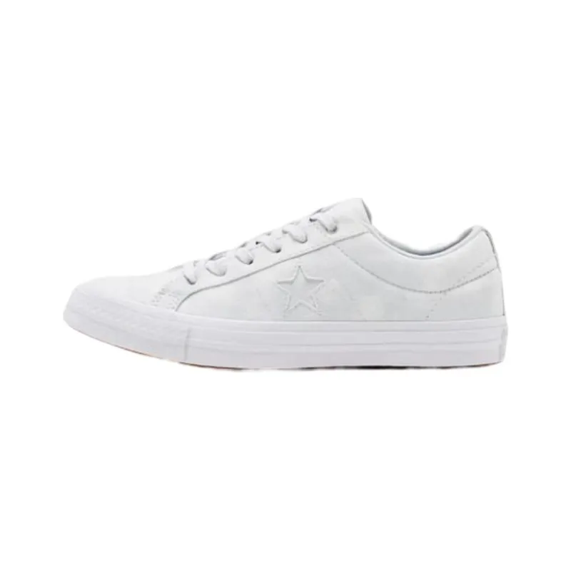 Converse One Star Low Tops Retro Skateboarding Shoes Unisex Light Blue-1