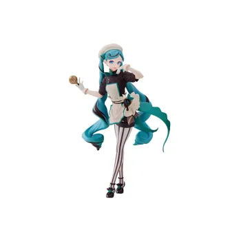 SEGA Hatsune Miku Sega, Super, Dark Chocolate Pastry Chef Bonus Gifts 21cm